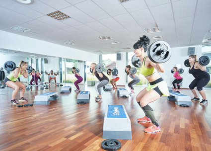 Bodypump-Training in einem ONE Training Center Bodypump-Training in einem ONE Training Center